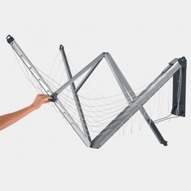 SUŠILO BRABANTIA STENSKO WALLFIX 24M Z ZAŠČITNO PREVLEKO