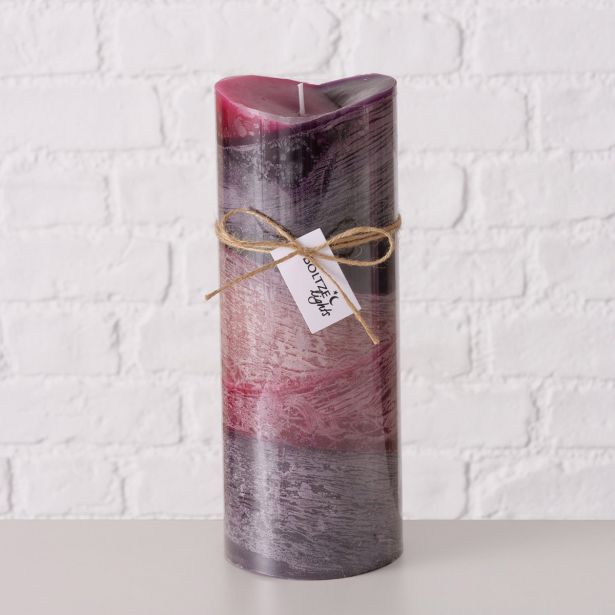 SVEČA BOLTZE RDEČA, VIŠINA 25 CM FI 10 CM, SORT