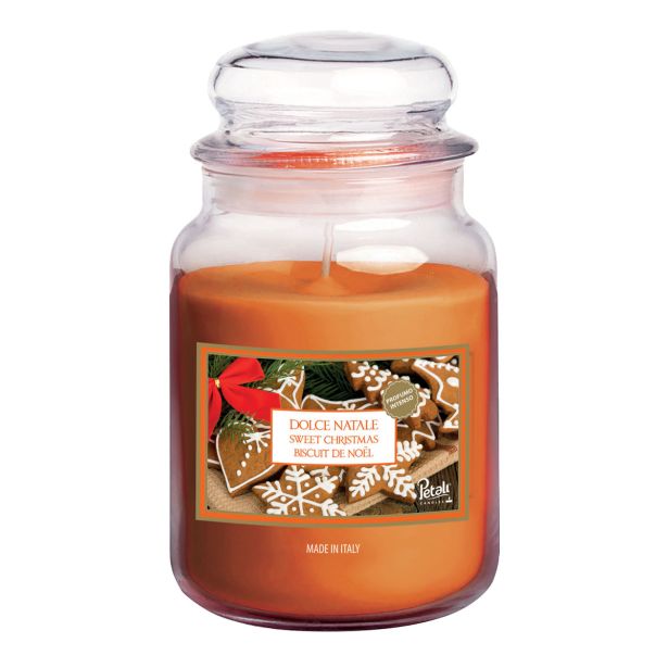 SVEČA V KOZARCU PETALI PET LARGE DOLCE NATALE PTBJ010138