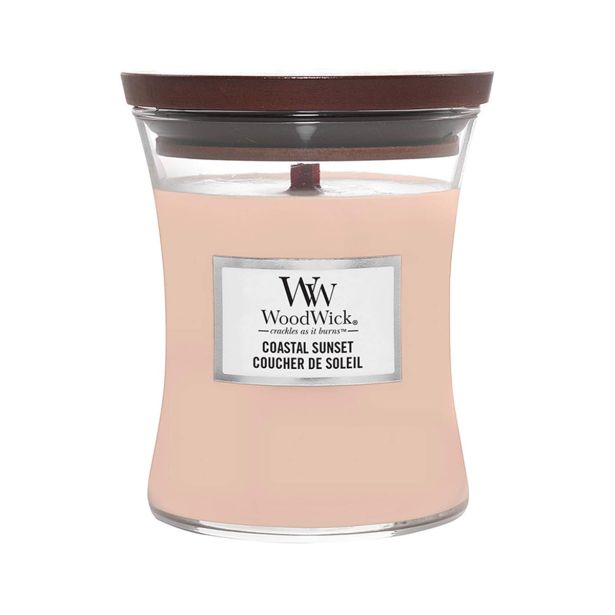 SVEČA V KOZARCU WOODWICK CLASSIC MEDIUM COASTAL SUNSET