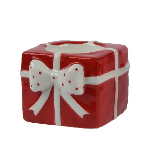 SVEČNIK DECORIS ZA ČAJNE SVEČKE MAŠNA 6.9X6.9X5.7 CM. SORT