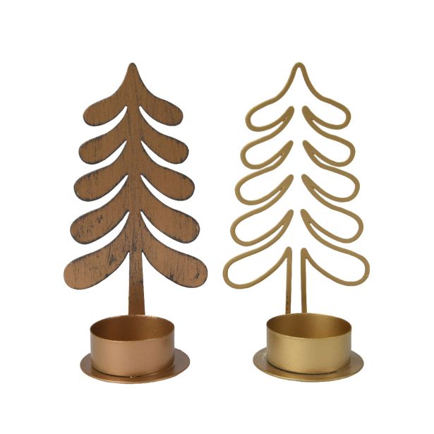 SVEČNIK DECORIS ZA ČAJNO SVEČKO 7.5X5.5X15 CM. SORT