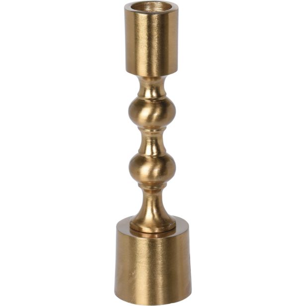 SVEČNIK EH ZA KONUS SVEČO, ZLAT VIŠINE 16 CM