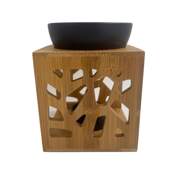 SVEČNIK MULLER IZPARILNIK, KERAMIKA BAMBUS, PATTERN 2