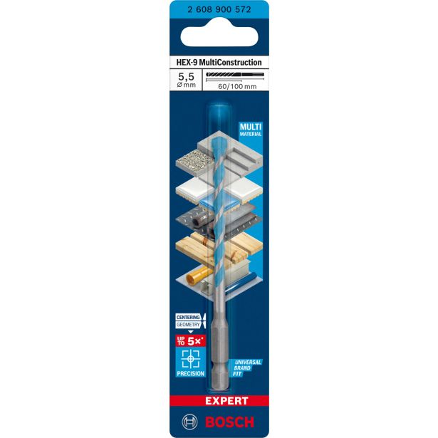 SVEDER EXPERT HEX-9 MULTICONSTRUCTION, 5,5 X 60 X 100 MM