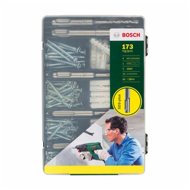 GRT. SVEDROV ZA BETON BOSCH PROMOLINE SDS-PLUS SET 173 DELNI PRITRDITVENI