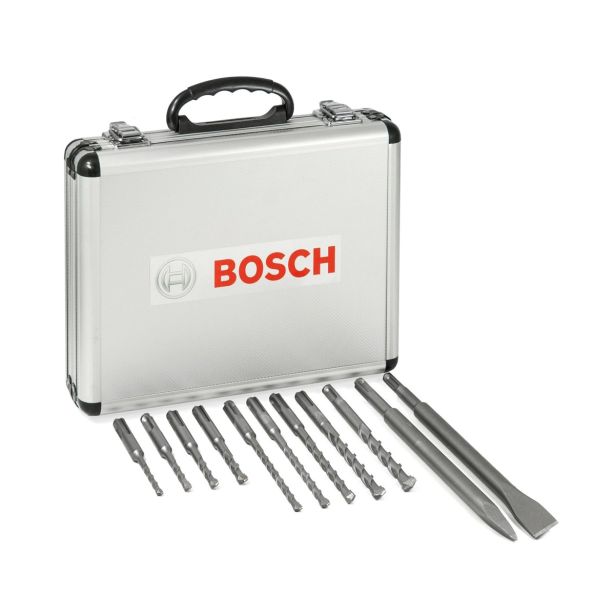 11 DELNA GARNITURA BOSCH SDS-PLUS V KOVČKU
