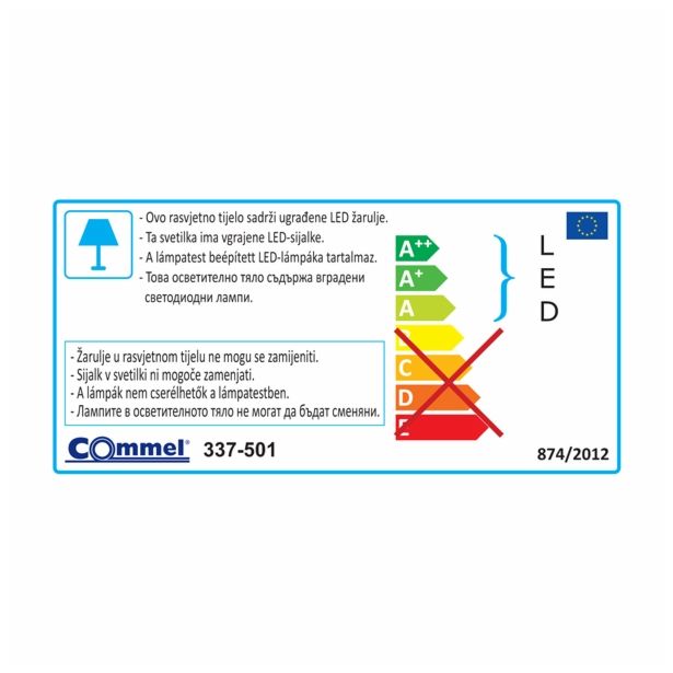 VGRADNI LED PANEL 45W 595X595X10