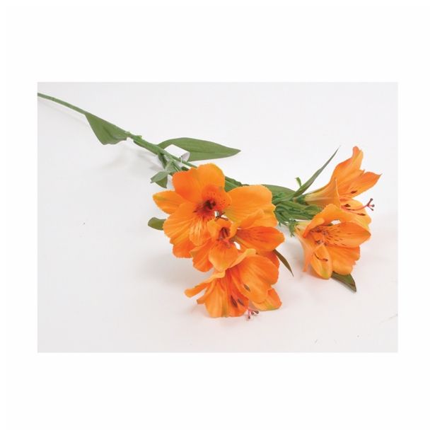 UMETNO CVETJE ALSTROMERIA VEJICA X 2 ORANŽNA