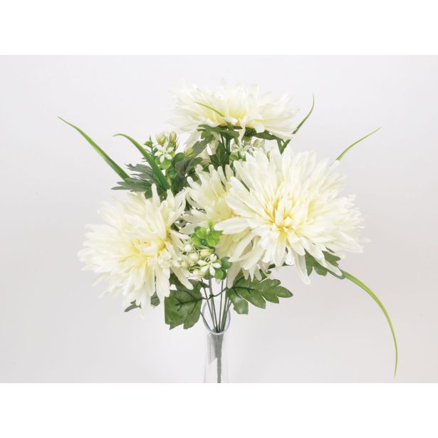 SVILENO CVETJE DAR KRIZANTEMA PAJKOVKA ŠOPEK X9 KREM