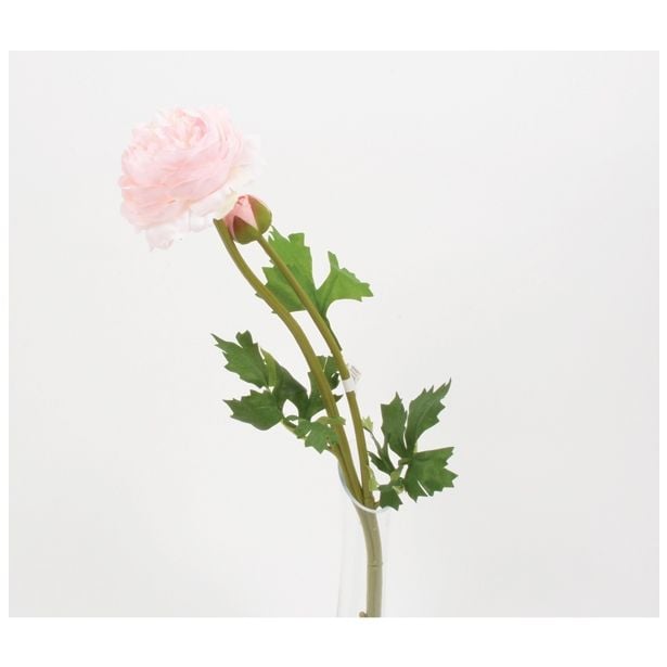 SVILENO CVETJE DAR RANUNKULUS VEJICA 48CM X2 ROZA