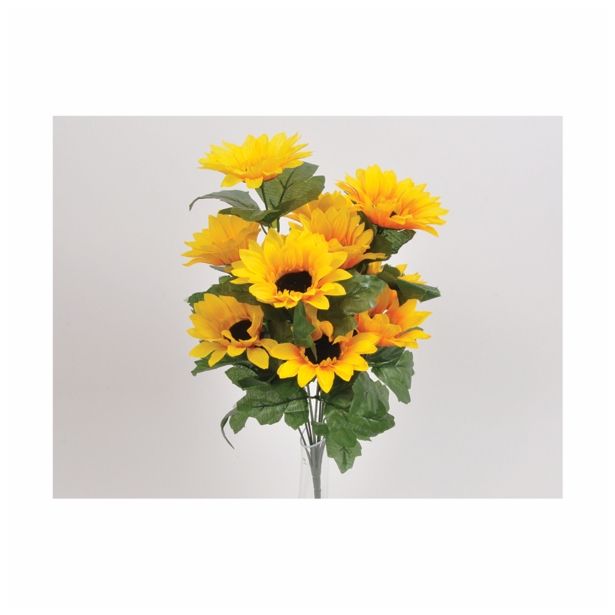 SVILENO CVETJE DAR SONČNICA ŠOPEK X 12 RUMEN