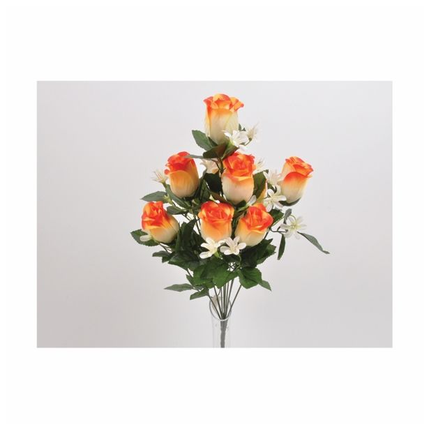 SVILENO CVETJE VRTNICA ŠOPEKX10 Z BELIMI CVETOVI- ORANŽEN