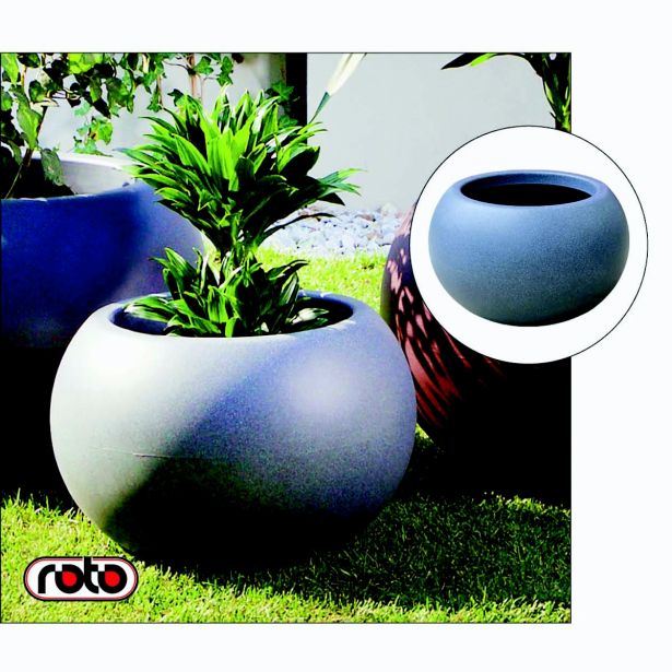 PE ZUNANJI LONEC ROTO SWING NIZKI L - GRANIT 63X41 CM