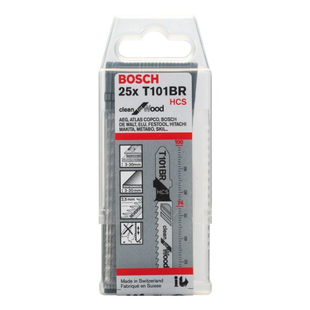 LIST VBODNE ŽAGE BOSCH T 101 BR 25-DELNI KOMPLET