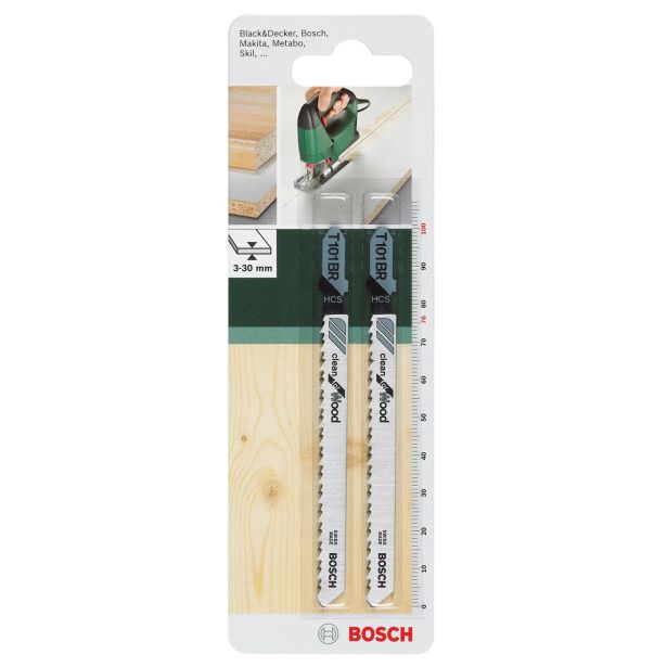 LIST VBODNE ŽAGE BOSCH T 101 BR HCS 2-DELNI KOMPLET