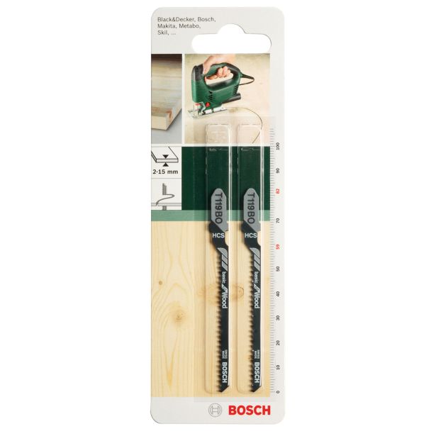 LIST VBODNE ŽAGE BOSCH T 119 BO HCS 2-DELNI KOMPLET