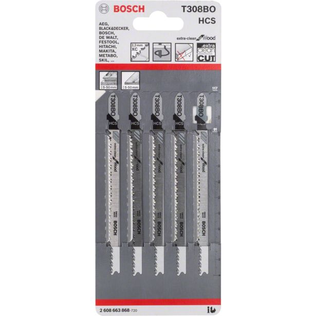 LIST VBODNE ŽAGE BOSCH T 308 B 5 KOS
