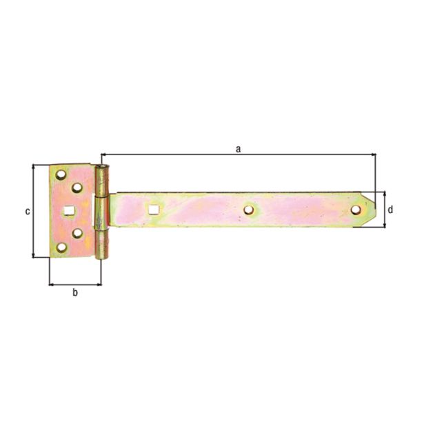DOLGA SPONA ALBERTS T SPONA 242/45X90 MM