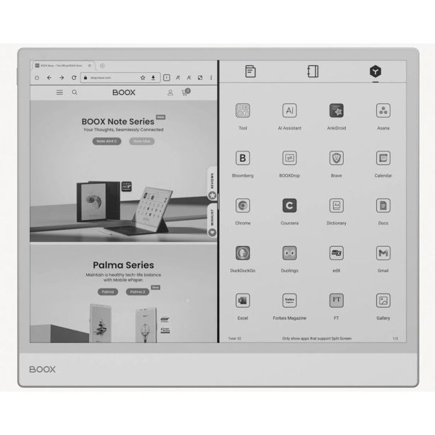 TABLIČNI RAČUNALNIK BOOX NOTE MAX E-BRALNIK / TABLIČNI RAČUNALNIK