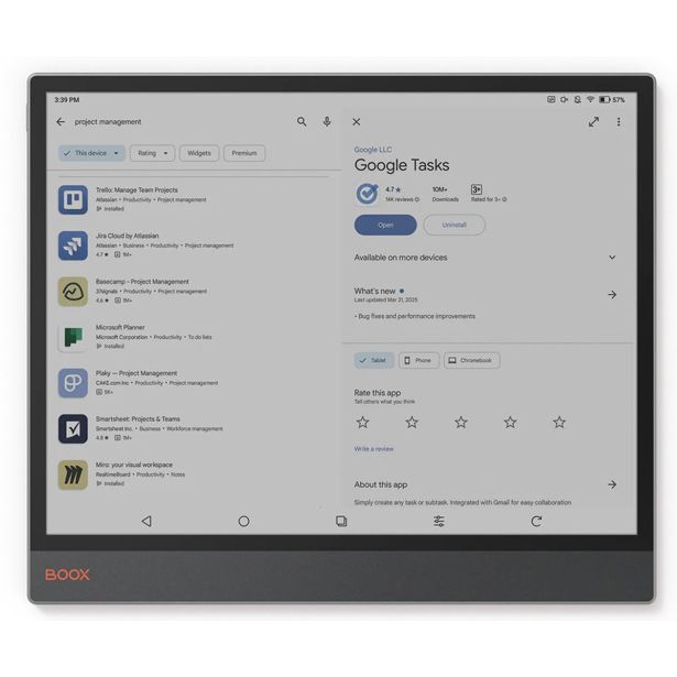 TABLIČNI RAČUNALNIK BOOX TAB X C E-BRALNIK TABLIČNI RAČ. 33.78 CM