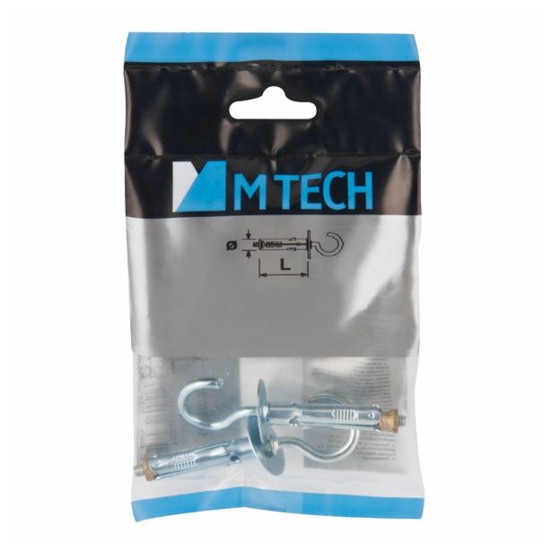 PLOČEVINASTO SIDRO MTECH TAM 8X40 VL. + KAVELJ M4 ZAV=2 KOS