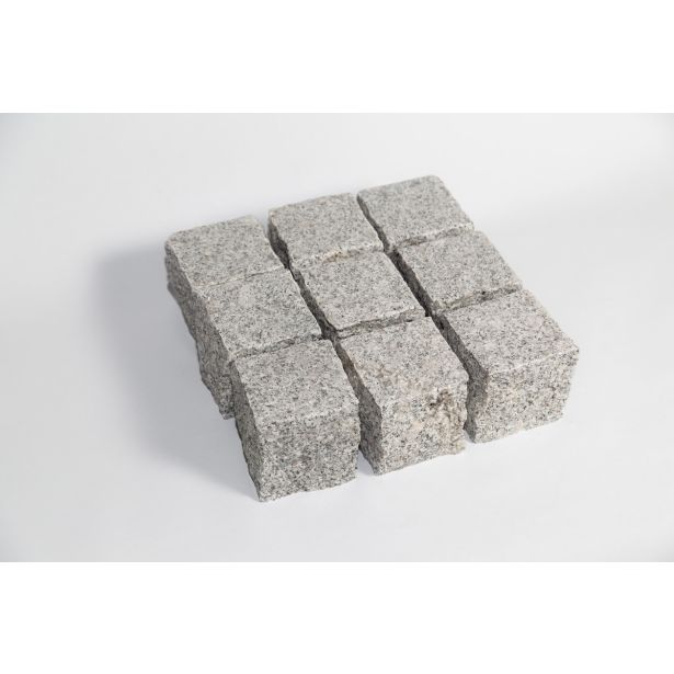 KAMNITA KOCKA MARMOR TAUBEN GRAU ŽGANO 9X9X9 CM