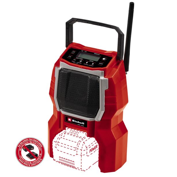 EINHELL AKUMULATORSKI RADIO TC-RA 18 LI BT - SOLO