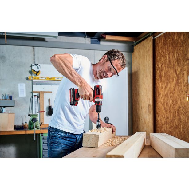 AKUMULATORSKI VRTALNIK EINHELL TE-CD 18/40-1 LI KIT POWER X-CHANGE