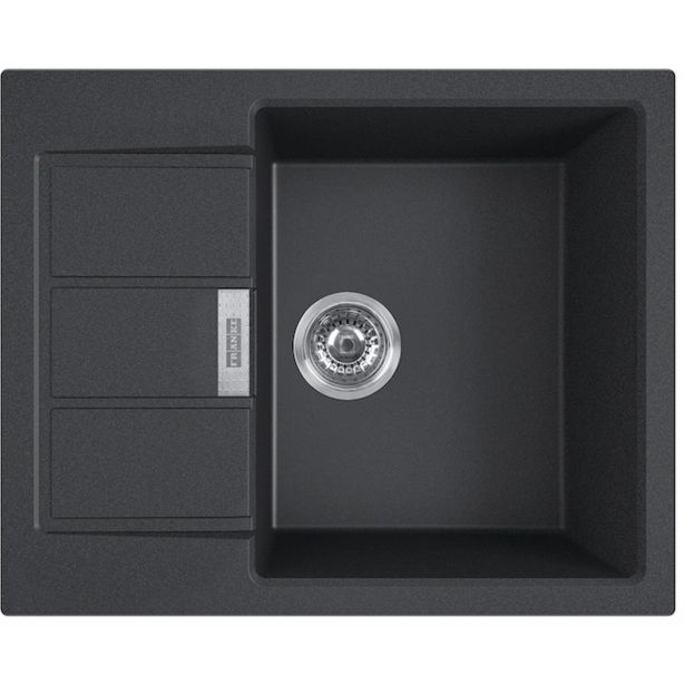 TECTONITE POMIVAL. KORITO FRANKE SIRIUS S2D 611-62 CARBON, 620X500