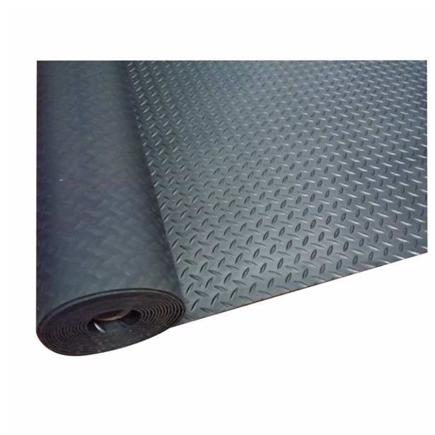 TEHNIČNA GUMENA PLOŠČA 3X1200 MM ČRNA DIAMANT AVTOTEKAČ NA METER 10 M