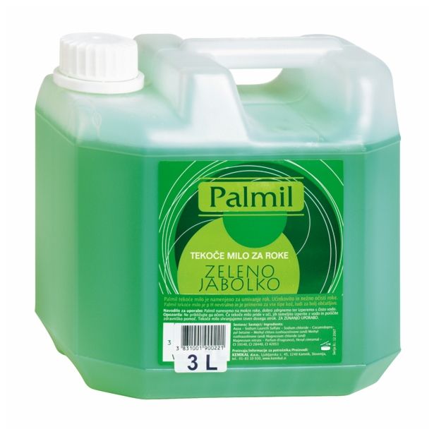 MILO ZA ROKE KEMIKAL PALMIL, TEKOČE 3 L ZELENO JABOLKO