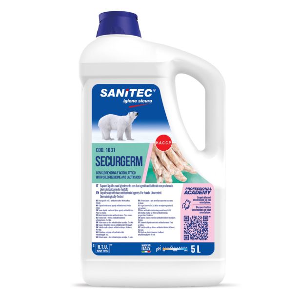 MILO ANTIBAKTERIJSKO . 5 L SECURGERM, SANITEC