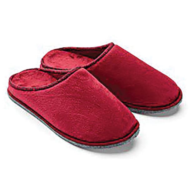 TEKSTIL VITAPUR FAMILY HIŠNI COPATI SOFT TOUCH M 44-45 RDEČI