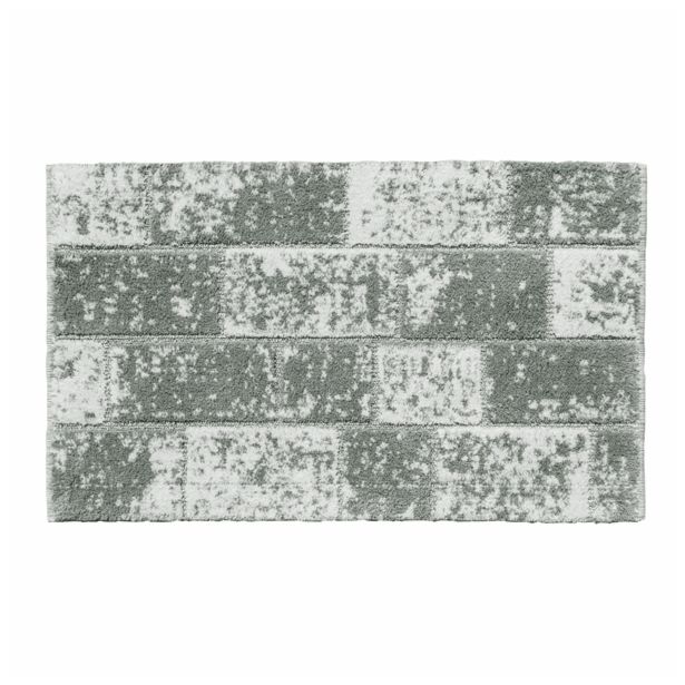 KOPALNIŠKA PREPROGA SANIPLAST BRICK SIVA 55X85 CM