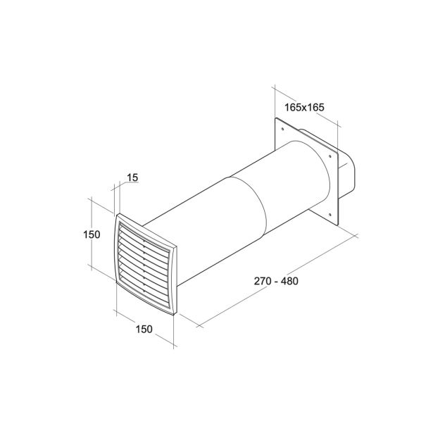 CEV ZA NAPO SICCABO TELESKOP SISTEM 125 PRAVOKOTEN