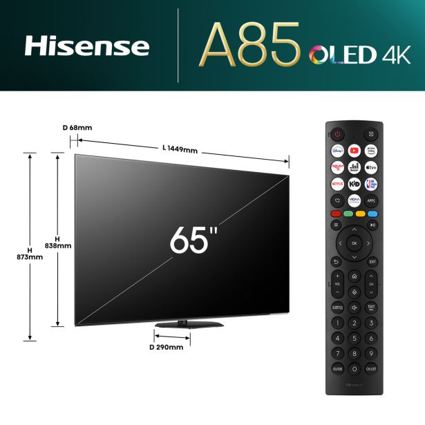 TELEVIZOR HISENSE OLED 65A85N