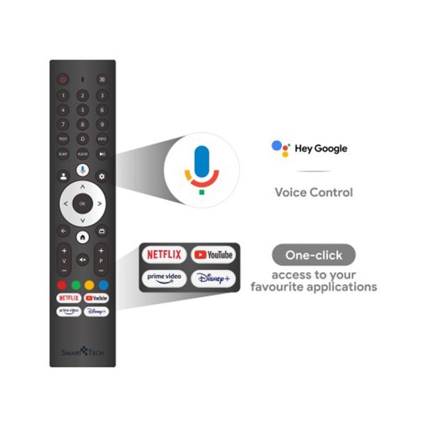 TELEVIZOR SMARTTECH 50QG02V QLED 4K GOOGLE TV