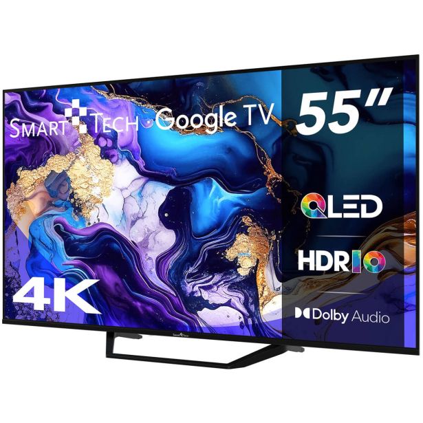 TELEVIZOR SMARTTECH 55' QLED 4K GOOGLE TV 5.0