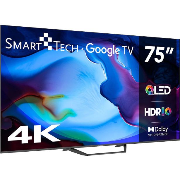 TELEVIZOR SMARTTECH 75' QLED 4K GOOGLE TV 5.0