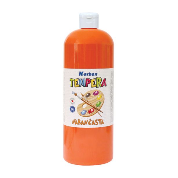 TEMPERA BARVA KARBON ORANŽNA 1L
