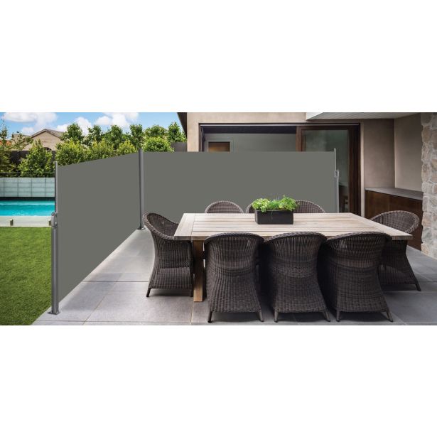 STRANSKA PREGRADA HOOEASY MODEL 1833 180X600CM SIVA