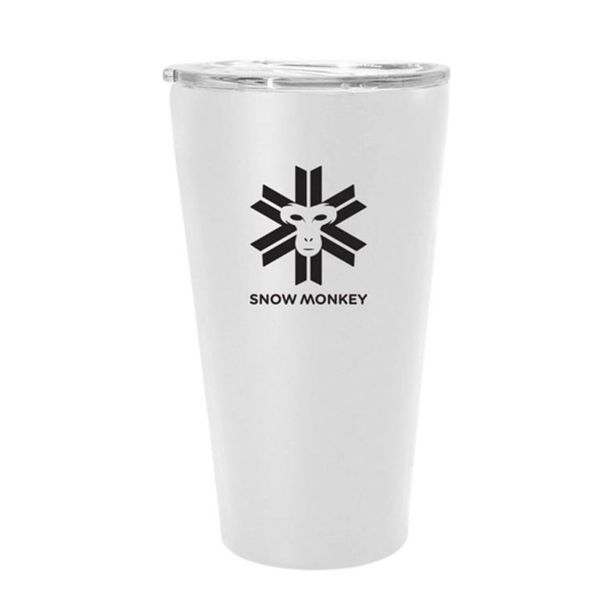 TERMO LONČEK SNOW MONKEY ENJOYER 0.47L BELA