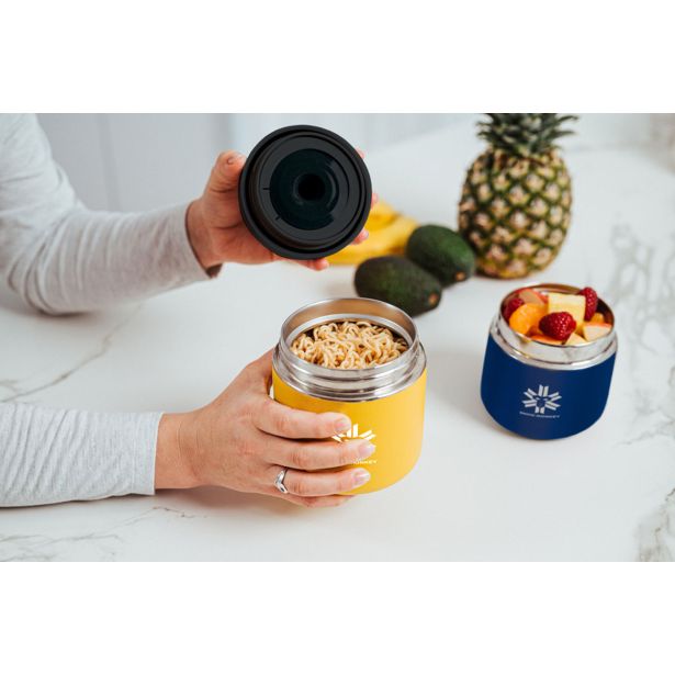 TERMO POSODA SNOW MONKEY FOODIE MIDI 0.48L RUMENA