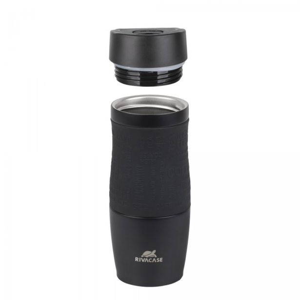 TERMO LONČEK RIVACASE 0,38L ČRNA