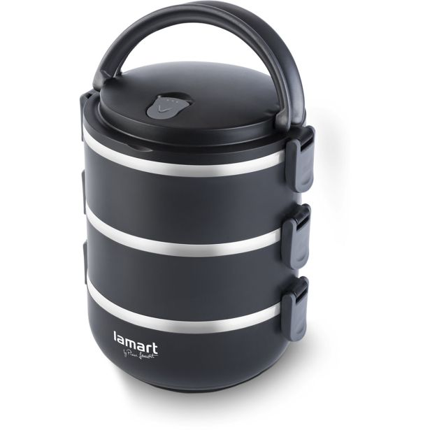 TERMO STEKLENICA, POSODA 3 DELNA TERMO POSODA ZA HRANO