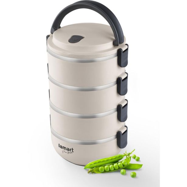 TERMO STEKLENICA, POSODA 4 DELNA TERMO POSODA ZA HRANO