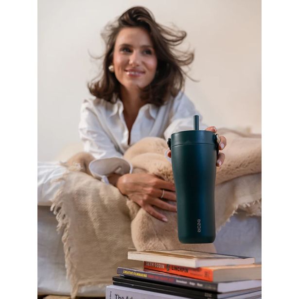 TERMO STEKLENICA, POSODA EQUA CARRY CUP FOREST GREEN 600 ML