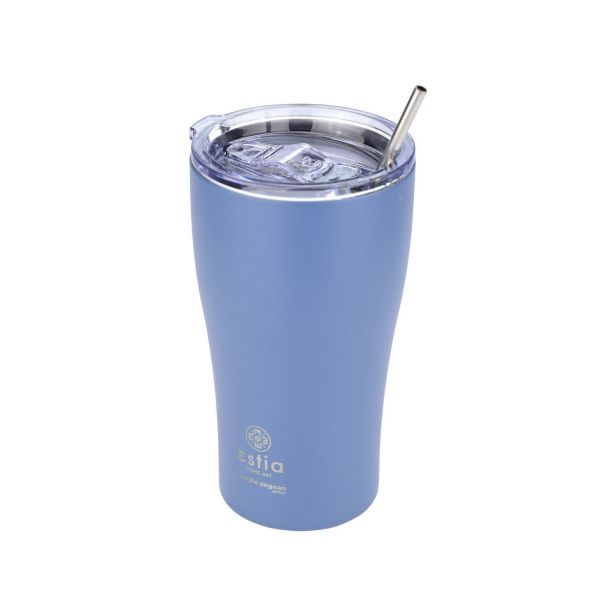 TERMO STEKLENICA, POSODA ESTIA 500 ML DENIM BLUE SKODELICA S SLAMICO