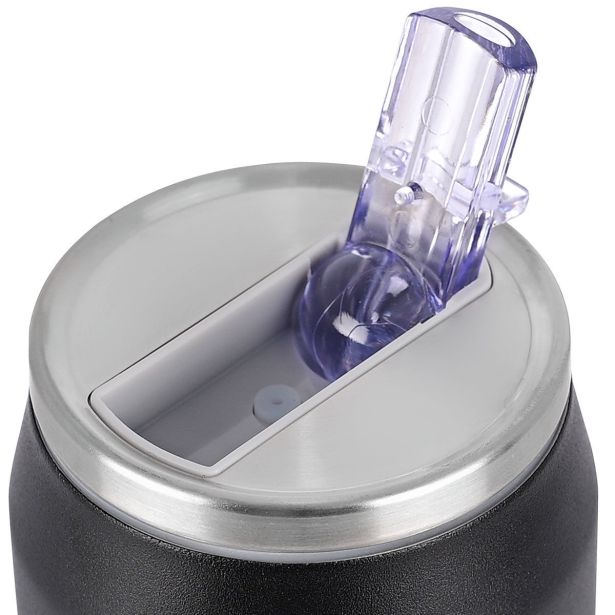 TERMO STEKLENICA, POSODA ESTIA 500 ML MIDNIGHT BLACK Z NASTAVKOM ZA PITJE